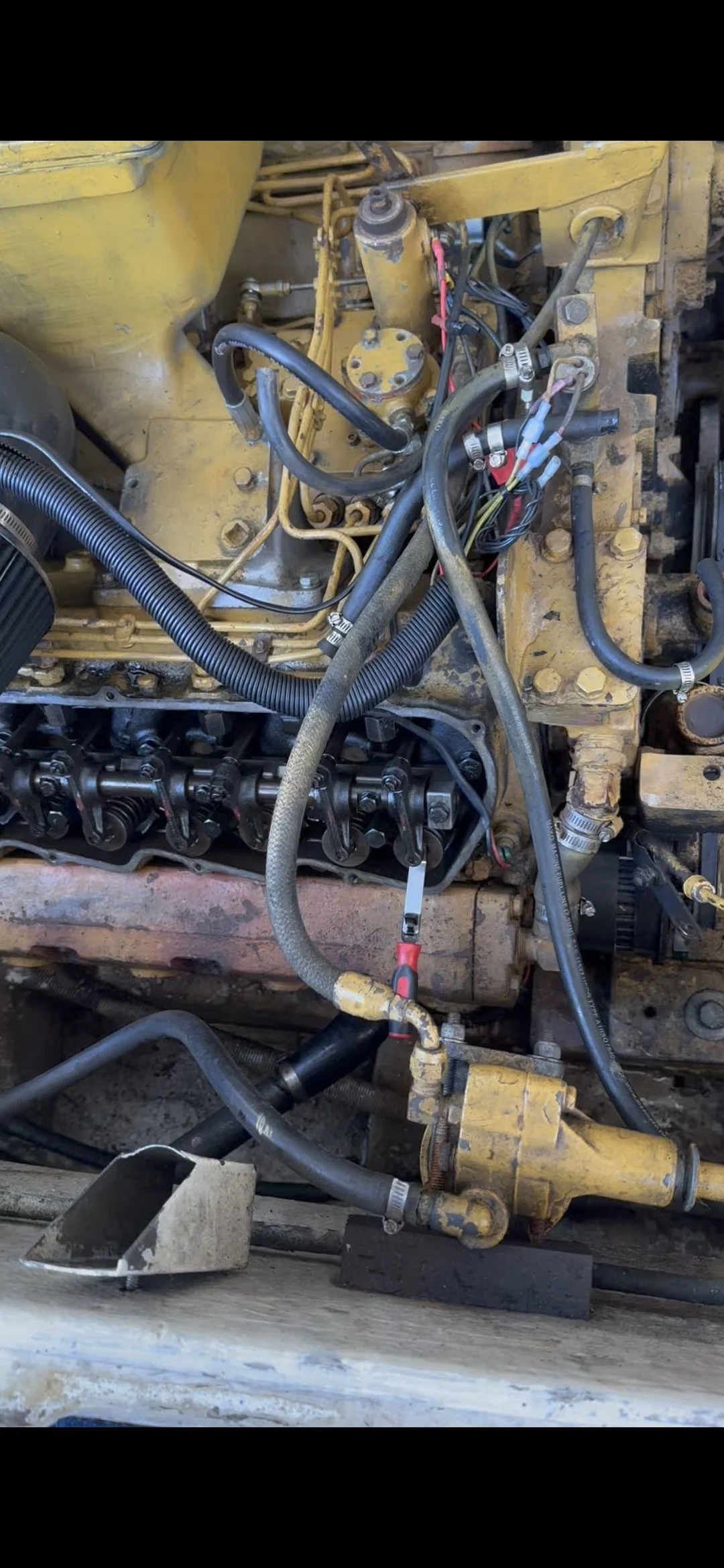 Caterpillar marine engine