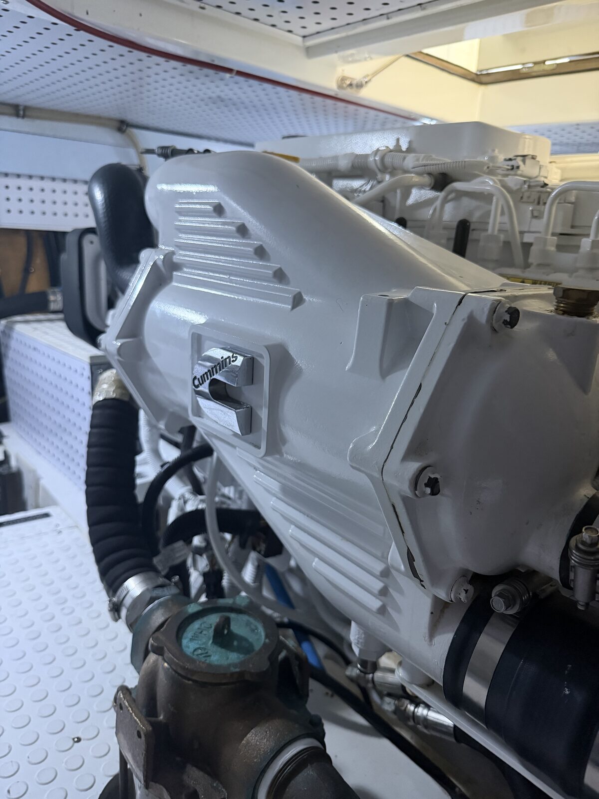 Marine gearbox top-down inspection