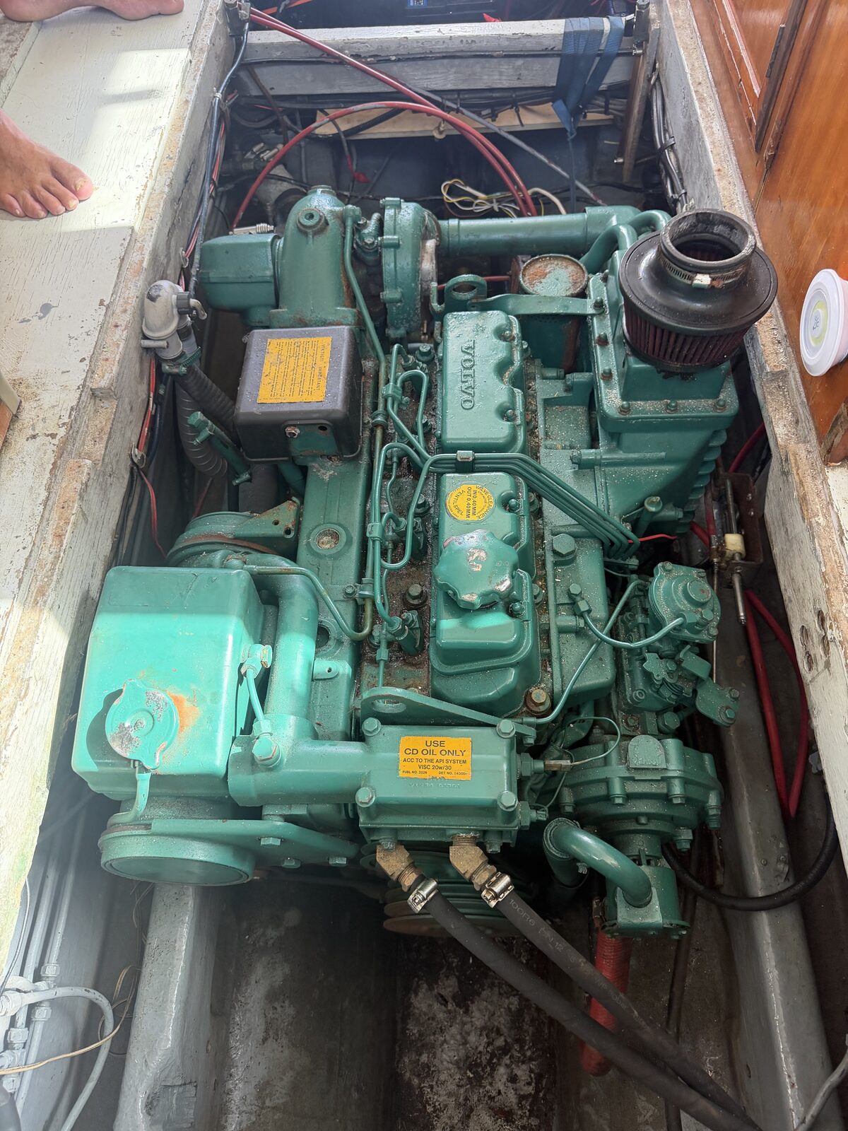 Volvo marine diesel engine fully serviced