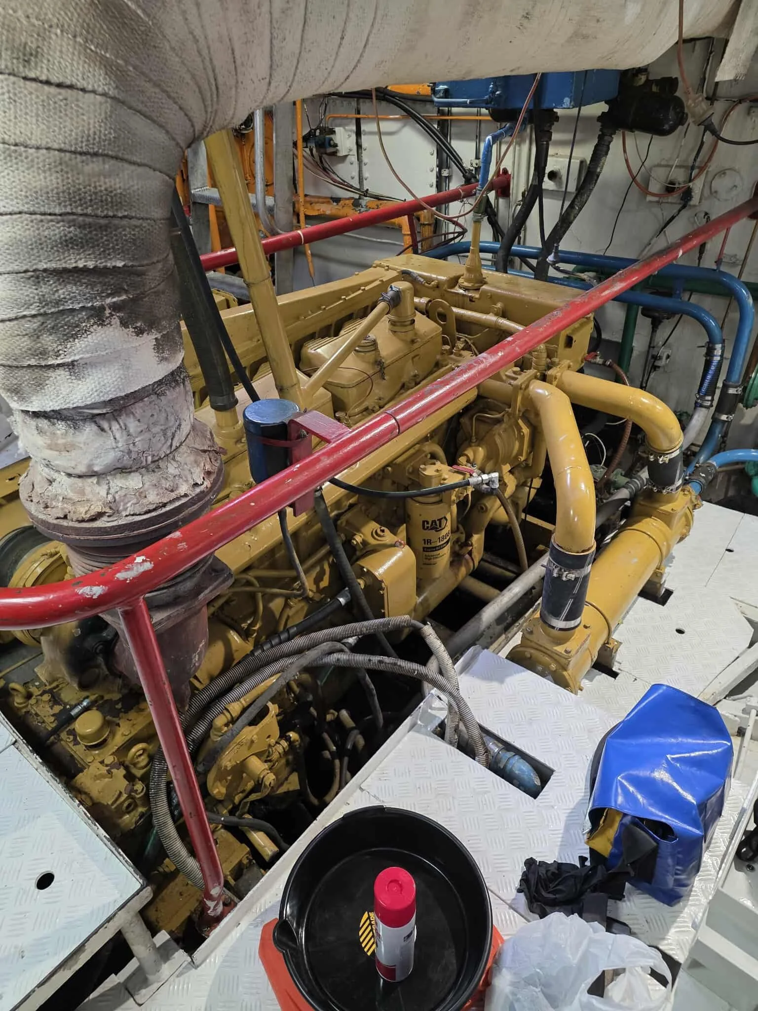 Caterpillar marine diesel engine